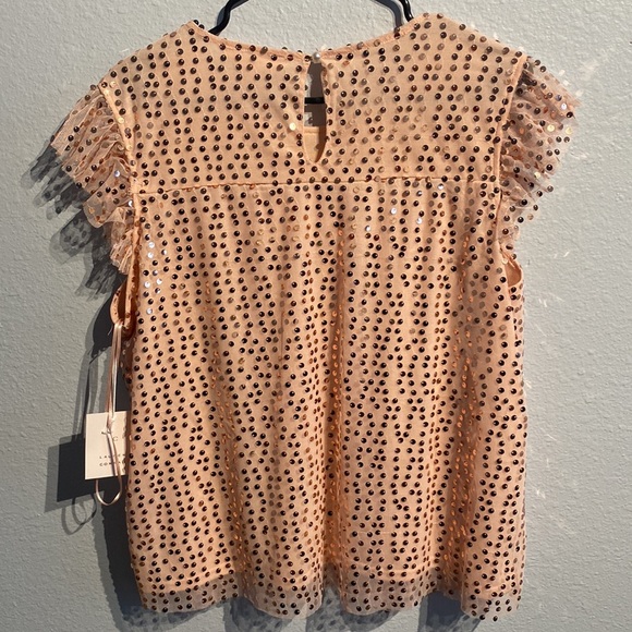 🆕 WT Sequence Pink LC Lauren Conrad top XL - Picture 11 of 14